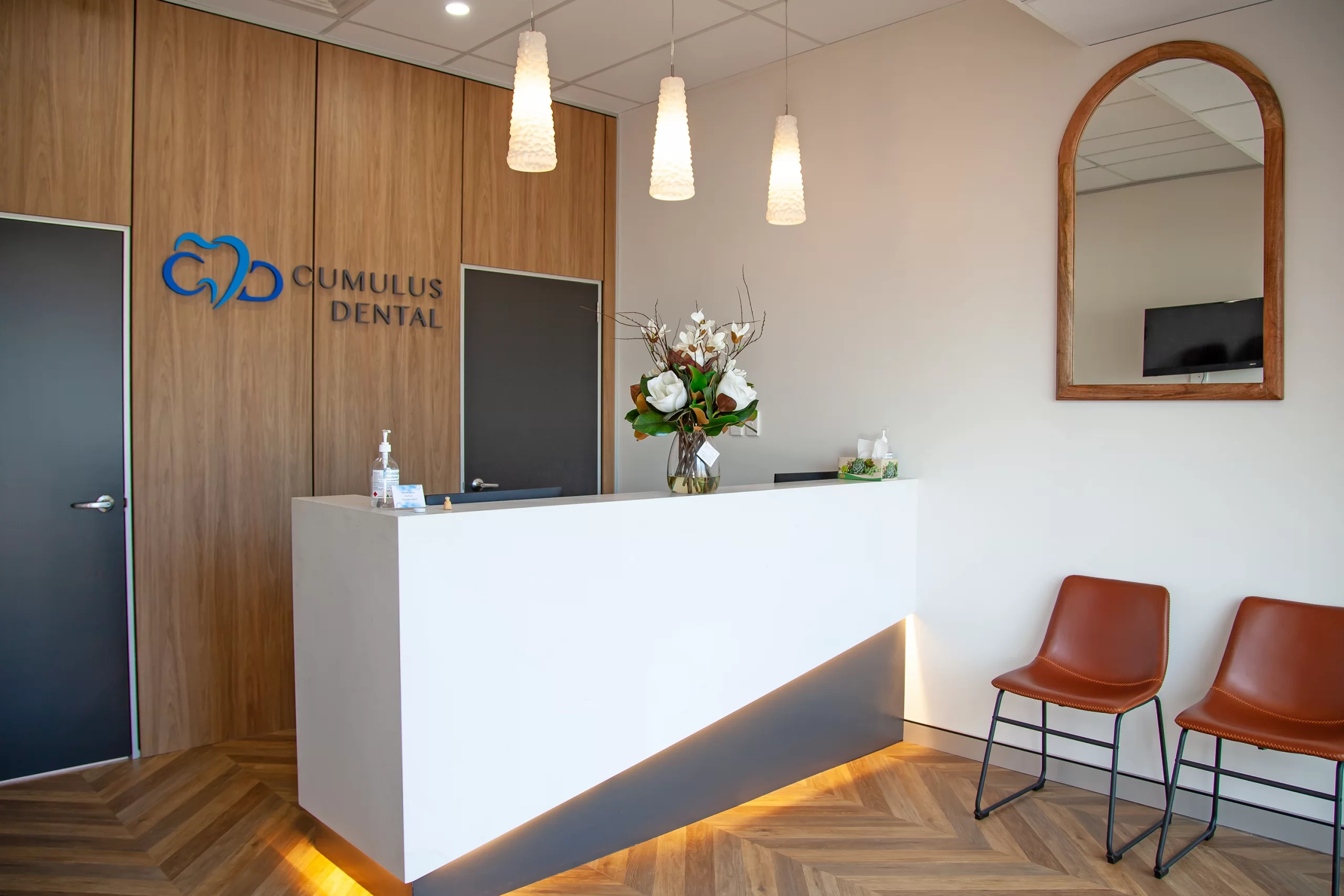 A photo of Cumulus Dental Reception Area