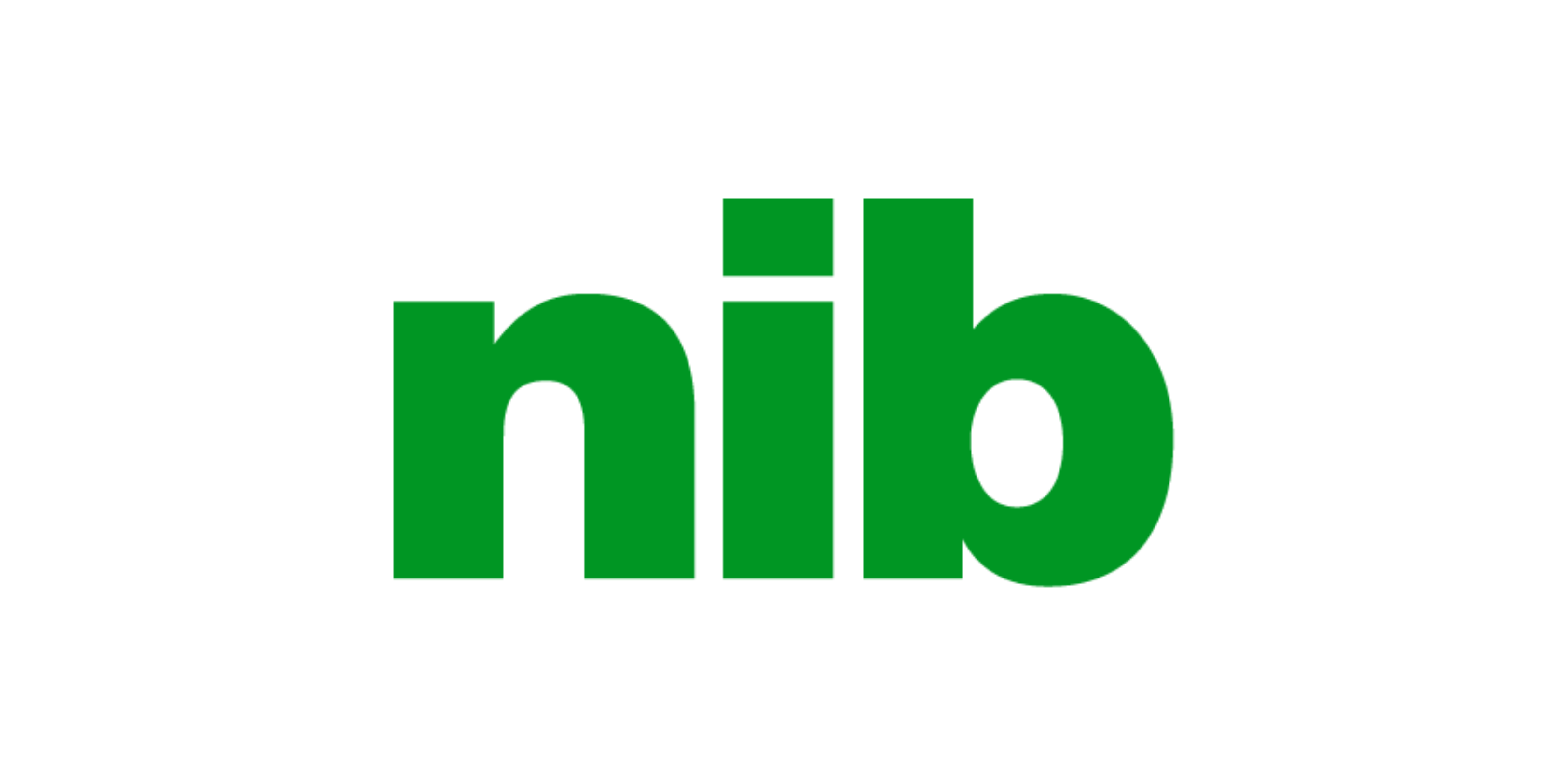 A photo of nib logo